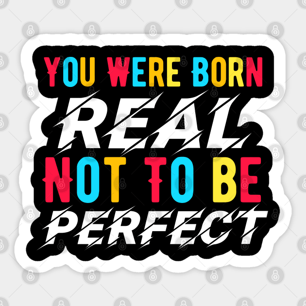Best Perfect Life Quote Sticker by Lukecarrarts